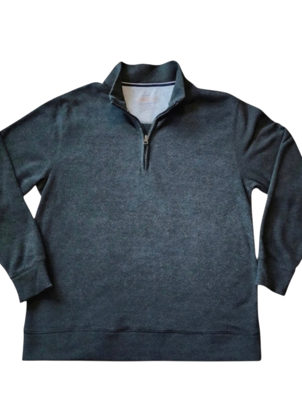 Weatherproof XL Charcoal Gray Quarter Zip Outdoor Pullover Sweater Extra Large